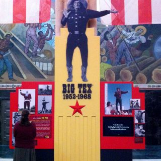 Big Tex Decade display