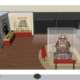 Samurai exhibit plan