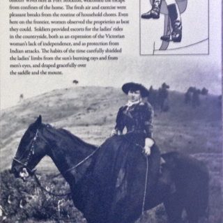 Riding side saddle