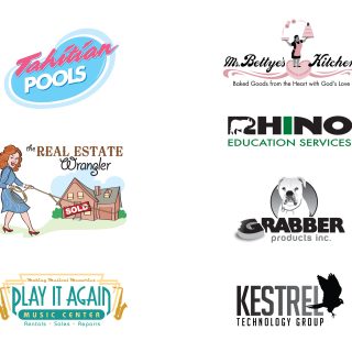 Illustrative logo designs