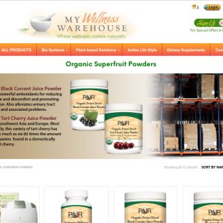 Website - My Wellness Warehouse