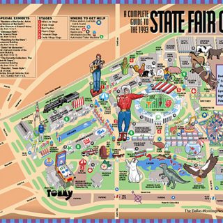 Map - DMN - State Fair of Texas