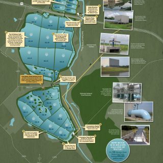 Wetland flow diagram