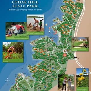 Map - Cedar Hills State Park